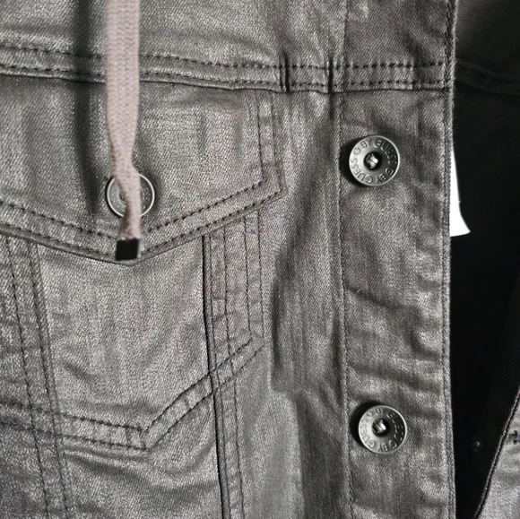Men's G by Guess Coated Denim Jacket With Removable Hoodie XL - Picture 8 of 12